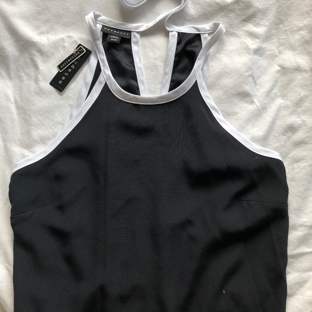 Metaphor Women's Contrast Halter Top